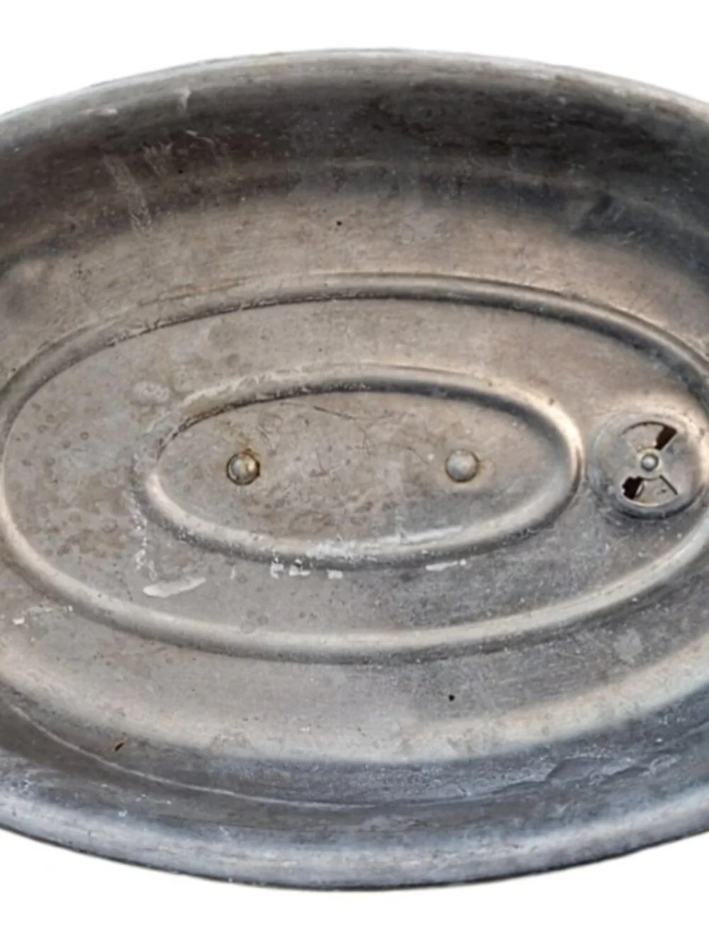 Vintage MCM 50’s Mirro Aluminum 877M Large Roasting Pan w/ Roasting Rack Good